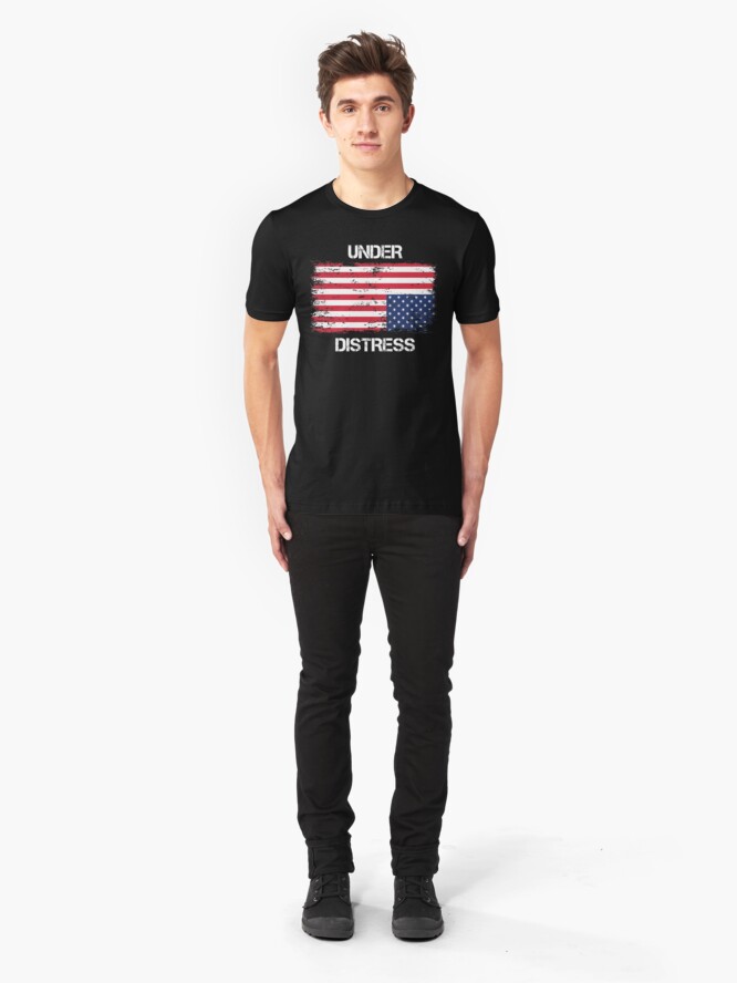 Upside Down Us Flag T Shirt By Jumpingmaster Redbubble