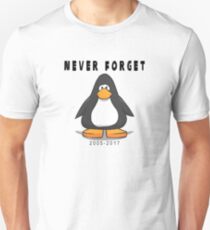 Club Penguin Never forget Unisex T-Shirt