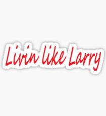 Spongebob Livin' like Larry Sticker