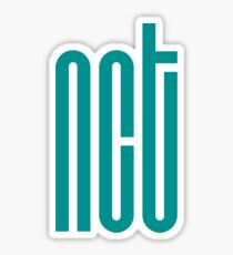 NCT Logo - Teal (Dark) Sticker
