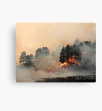 West Range Fire Canvas Print
