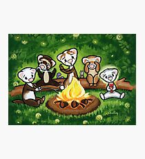 Camping Photographic Print