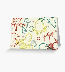 Under the sea Greeting Card