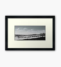 Stormy Seas at West Beach Framed Print