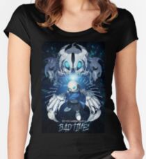 Bad time Sans Women's Fitted Scoop T-Shirt