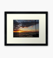 Gurnard Sunset Framed Print