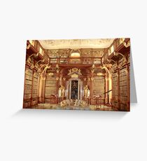 The Monastery Library, Melk, Austria Greeting Card