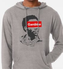 Kindische Gambino Kunst Leichter Hoodie