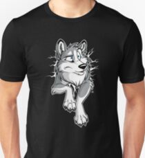 STUCK Husky Grey Unisex T-Shirt