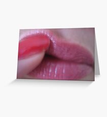 Lips Greeting Card