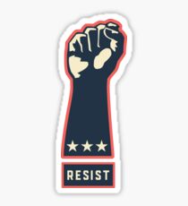 Resist Fist - März und Kampf für die Rechte der Frau in Amerika Sticker