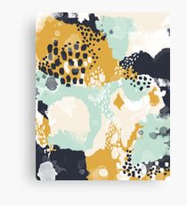 Tinsley - Modern abstract painting in bold, fresh colors Canvas Print