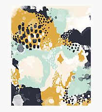 Tinsley - Modern abstract painting in bold, fresh colors Photographic Print
