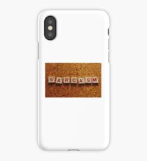 Sarcasm iPhone Case/Skin