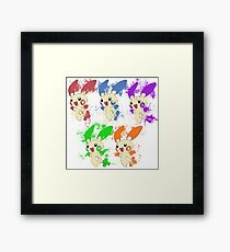 Mathematic and video games Framed Print