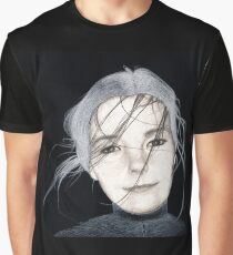 Ghost Bjork Portrait Graphic T-Shirt