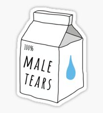Pegatina Lagrimas masculinas