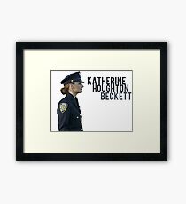 Kate Beckett Framed Print