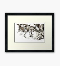 Fox Valentine Framed Print