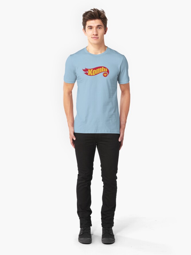 Vista alternativa de Camiseta ajustada Kombi ruedas calientes