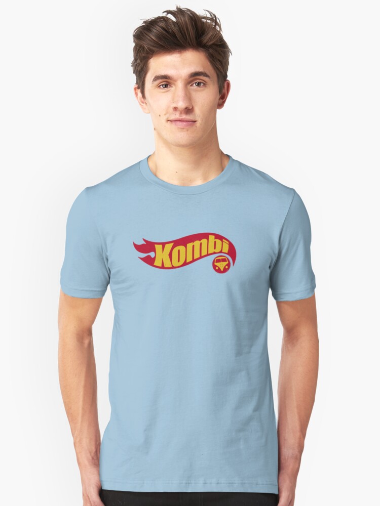 Vista alternativa de Camiseta ajustada Kombi ruedas calientes