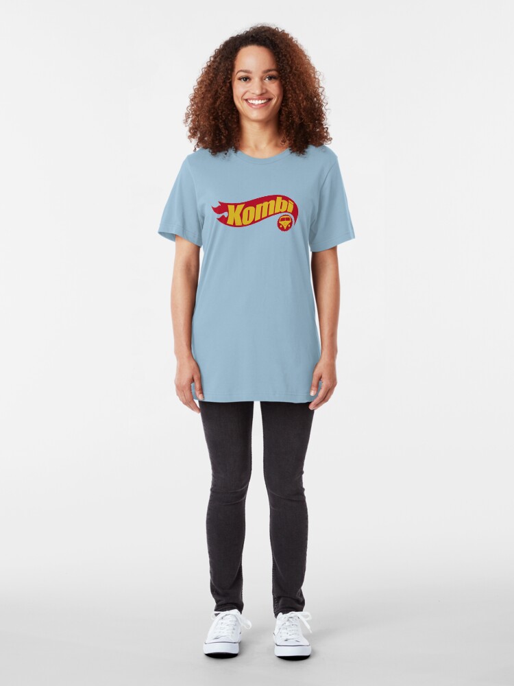 Vista alternativa de Camiseta ajustada Kombi ruedas calientes