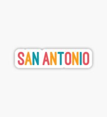San Antonio - fiesta colors Sticker