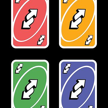 Cute Waterproof Blue/ Red/ Green/ Yellow Uno Reverse Card -  Finland