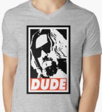 DUDE Men's V-Neck T-Shirt
