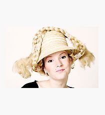 Blond girl Photographic Print