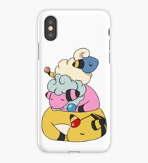 Mareep Snuggle Pile iPhone Case