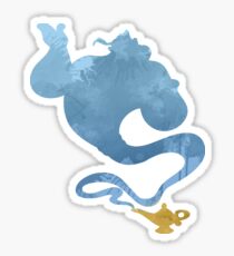 Genie Inspired Silhouette Sticker