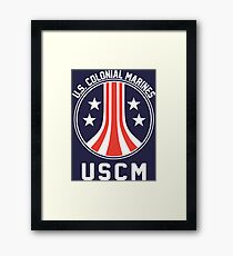 USCM US Colonial Marines Framed Print