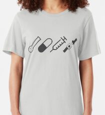Harm Reduction Tips Slim Fit T-Shirt