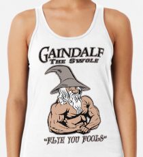 Gaindalf The Swole Racerback Tank Top
