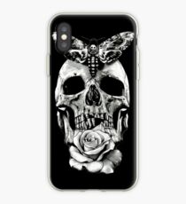 TÄTOWIERUNG - Schmetterling auf Schädel iPhone-Hülle & Cover