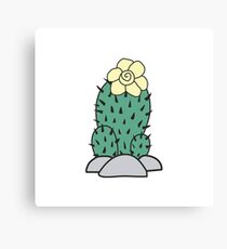 Drawn cacti Canvas Print