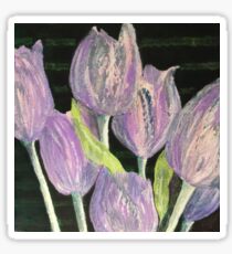 Tulip purple patch Sticker