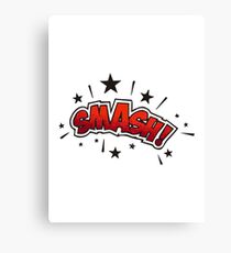 Smash Canvas Print