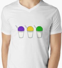 Mardi Gras Snoballs V-Neck T-Shirt
