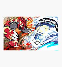 Urwald Groudon | Ur-Kyogre Fotodruck