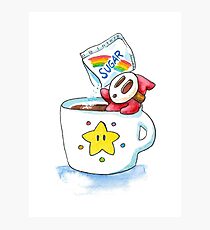 Shyguy's Favorite Coffee Photographic Print