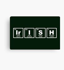 Irish - Periodic Table Canvas Print