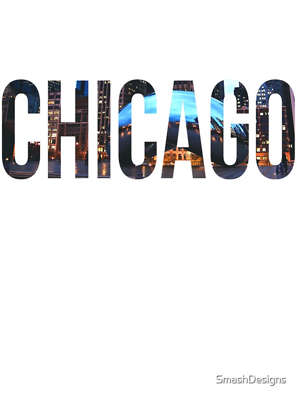 "Chicago" Stickers by SmashDesigns Redbubble