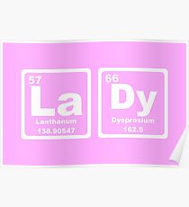 Lady - Periodic Table Poster