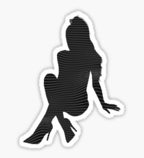 Ariana Sound Wave Illustration Sticker