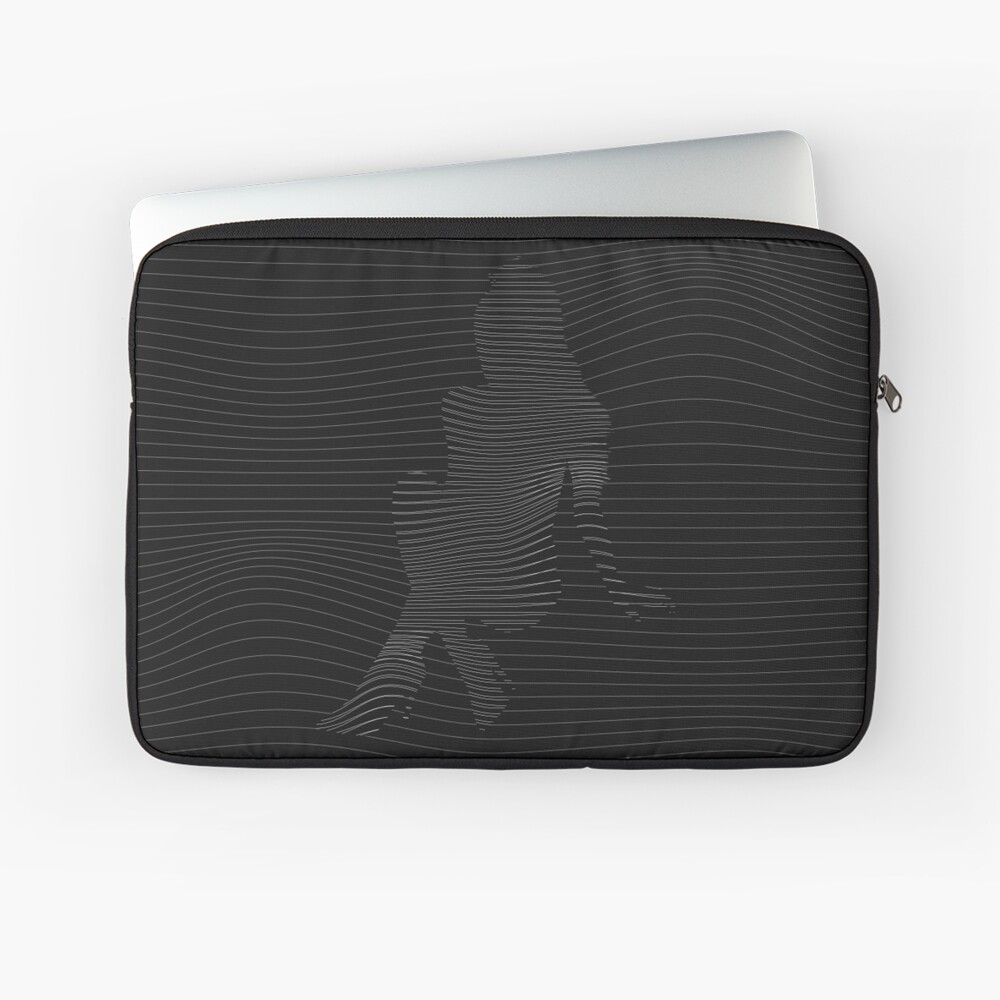 Ariana Schallwelle Illustration Laptoptasche