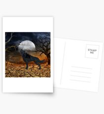 The lonely wolf Postcards