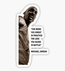 Michael Jordan - quote Sticker