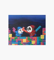 Shy Guys Playing Tetris Art Board